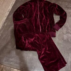 Authentic Christian Dior  Burgundy Tracksuit